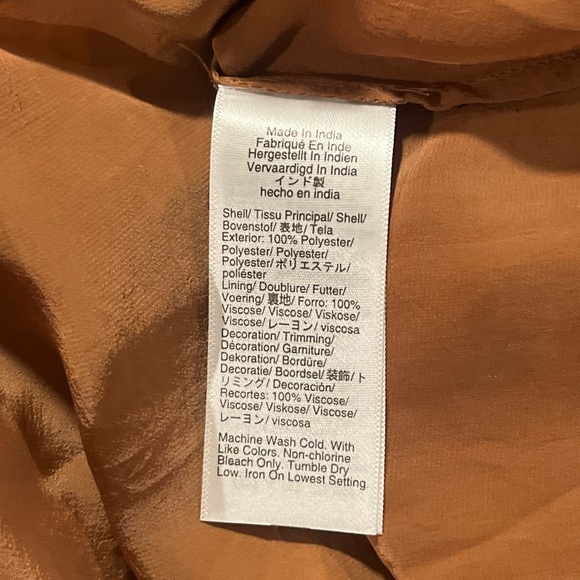 J Crew Collection Embroidered 90’s Core Strappy Slip Dress Midi Size 4 - Picture 9 of 9